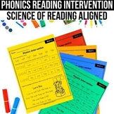 Phonics Reading Intervention Bundle with Decodable Passages Science of Reading