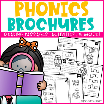 Phonics Brochures/Reading Passages Comprehension Bundle