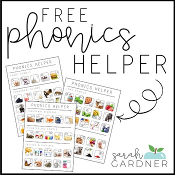 Preview of Phonics Reference Sheets - FREEBIE!
