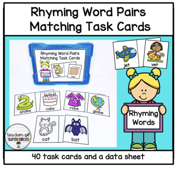 rhyming pairs worksheet