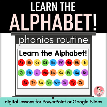 Preview of Phonics Routine | Alphabet Digital Slide Deck for PowerPoint™ and Google Slides™