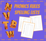 Phonics Rules Spelling Lists