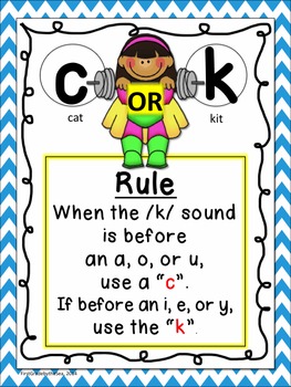 Phonics Rules for Spelling Anchor Charts and Cheers by Pauline Pretz