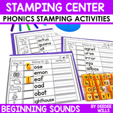 Phonics STAMPING Center ~ Beginning Sounds!
