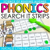 Phonics Search and Cover Strips Science of Reading Literac