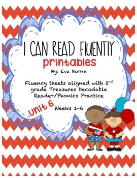 Preview of Phonics Selection-Unit 6 Treasures-Fluency-Decodable Readers