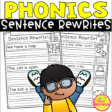 Phonics Sentence Rewrites now with Google™ and Seesaw™