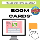 Phonics Short I CVC Open Court Boom Cards Practice
