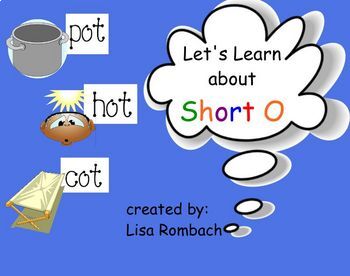 Preview of Phonics Short O SmartBoard Lesson Primary Grades