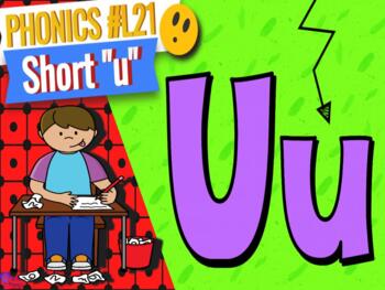 Preview of Phonics Short Vowel / u / Sound Lesson #21