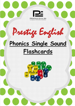 Preview of Phonics Single Sound Flashcards ( Jolly Phonics / Letterland ) FREEBIE