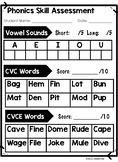 Phonics Skill Assessment