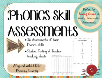 Phonics Skill Assessments by Fisher Fancy Ups | TPT