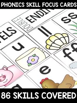 Preview of Phonics Skill Focus Cards