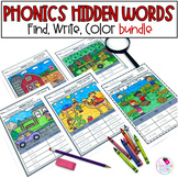 Phonics Hidden Words Worksheets Word Sorts - 1st Grade Pho