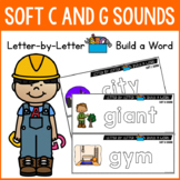 Phonics: Soft C and G Sound Words - Building Words with Ma