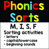 Phonics Sorts - MISF (Set 3)