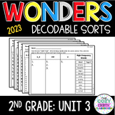 Phonics Sorts WONDERS 2023 Decodables-Unit 3 (2nd Grade)