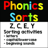 Phonics Sorts - ZCEY (Set 5)