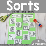 Phonics Sorts for vowels