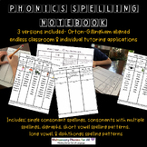 Phonics Spelling Notebooks & Interactive Workbook Pages- O