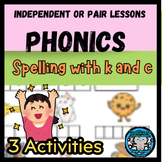 Phonics Spelling with k and c | Worksheets