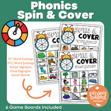 Phonics Spin and Cover Game Mats