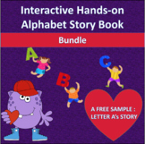 Interactive Hands-on Alphabet Story Book (Common Core/Elem
