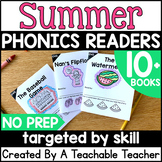Phonics Summer Review Decodable Readers | Summer Readers Books