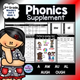 Phonics Supplement 2nd Grade Unit 5 Week 4  (aw, au, augh,