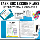 Phonics Task Box Lesson Plans for Small Group Reading Inte