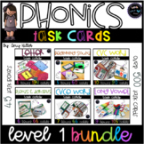 Phonics Task Card Level 1 [Task Box] Ultimate Bundle