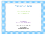 Phonics Task Cards Consonant Patterns mb, st, gn, kn, wr