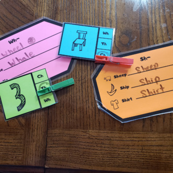 phonics task cards consonant h blends by the truthful