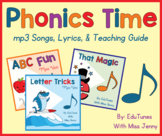 Phonics Time Songs and Book Set