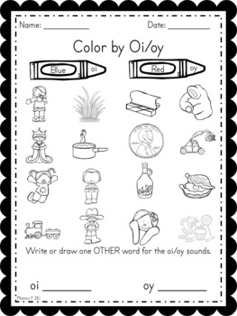 Phonics Unit 3 Dipthongs (oi/oy, ou/ow, au/aw, oo/ew) by Once Upon 1st ...