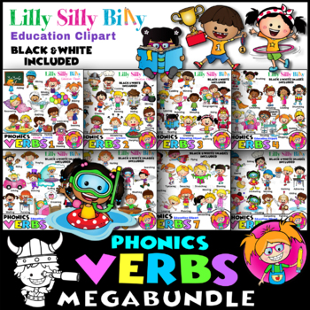 Preview of Phonics VERBS- MEGABUNDLE