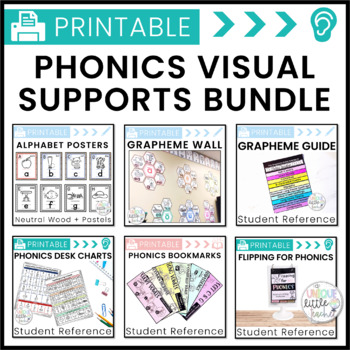 Preview of Phonics Visual Supports BUNDLE