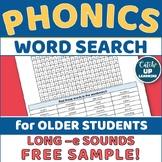 Phonics WORD SEARCH FREE Older Students Struggling Readers
