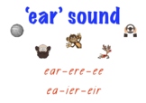 Phonics Warm-ups: "ear" sound (ear, eer, ere, ea, eir, ier)