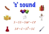 Phonics Warm-ups: 's' sound (ss, ce, se, sc, st, sw, c)