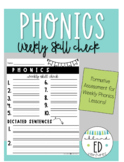 Phonics Weekly Skill Check - Phonics Quiz