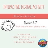 Phonics-What Letter Sound Interactive Activity