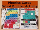 Phonics Word Building Folder - 84 Phonics Flashcards Word 