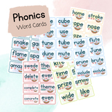 Phonics: Word Cards Split digraph: a-e, e-e, i-e, o-e, u-e