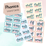 Phonics: Word Cards - ss, ll, ff and ck