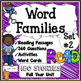 Phonics Word Families Worksheets, Reading Passages, and Re