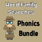 Phonics Word Family Searches Bundle!
