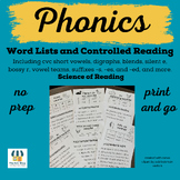 Phonics Word Lists and Controlled Reading - Structured Literacy
