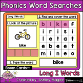 Phonics Word Search & Type - Long I Boom Cards Distance Le